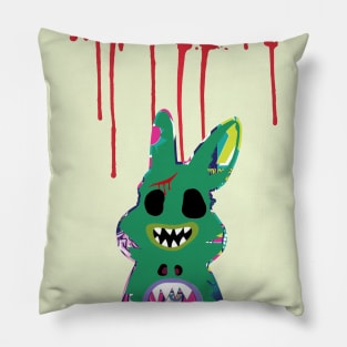 Rabbit In Blood Pillow