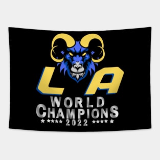 LA Rams Football NFL Super Bowl World Champions Tapestry