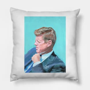 JFK in sunlight Pillow