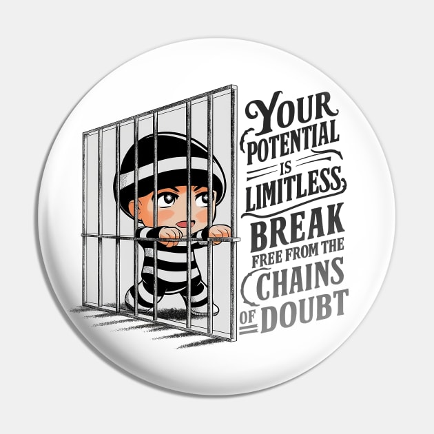 Your potential is limitless, break free from the chains of doubt Pin by QuirkyCil