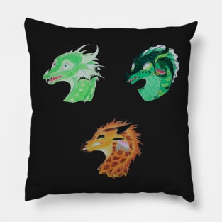 Scared Trio Sticker Pack Pillow