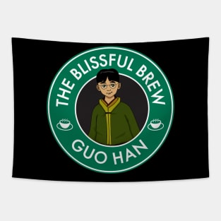 Guo Han Tea Shop Logo Tapestry