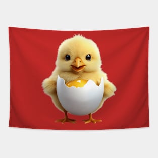 chick and egg shell Tapestry