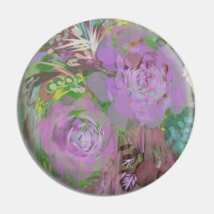Abstract Floral collection Pin