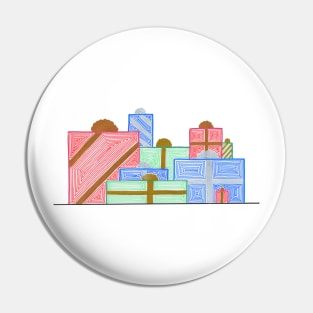 Pile of gifts Pin