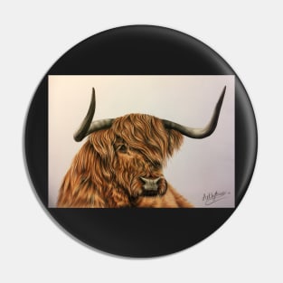 Highland Cow Pin