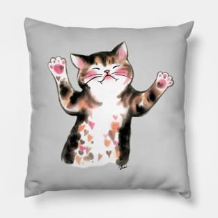 Vampire cat cutie Pillow