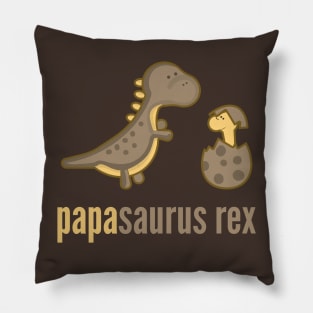 Papasaurus Rex T-Shirt Dinosaur Family Shirts Pillow