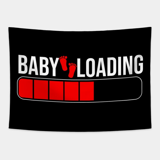 Baby loading Tapestry by cypryanus