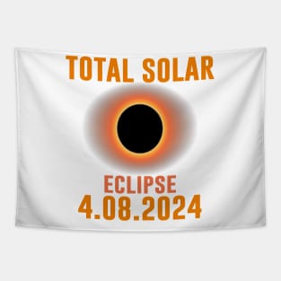 Vintage Total Solar Eclipse 4.08.2024 Tapestry