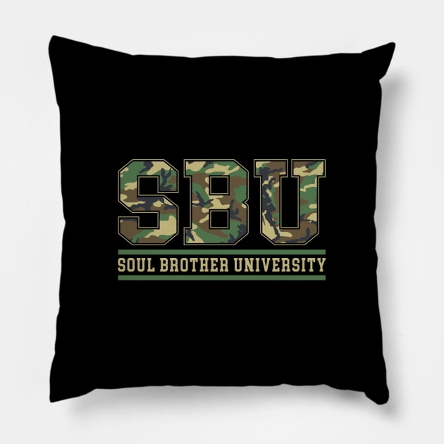 SBU camo Pillow by undergroundART