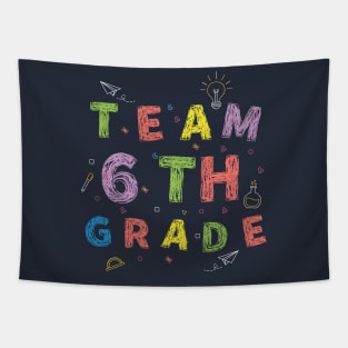 Team 6ht Grade First Day of School Tapestry