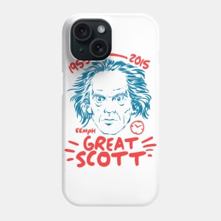 Great Scott Back To The Future Doctor Brown Phone Case