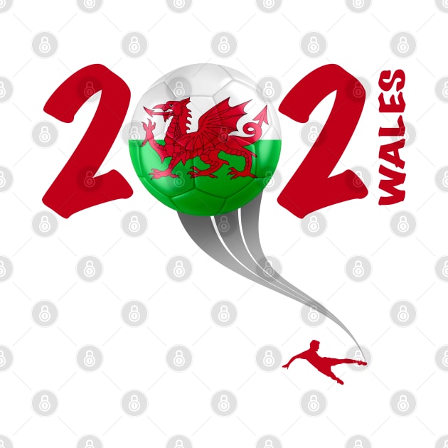 Wales Euro Soccer 2021 by DesignOfNations