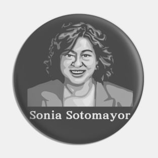 Ladies of the Supreme Court - Sonia Sotomayor Pin