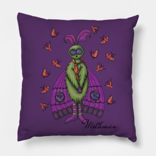 Cute Cryptid -Mothman Pillow