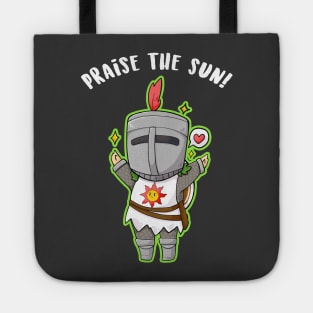 Praise the Sun - chibi Solaire dark souls Tote