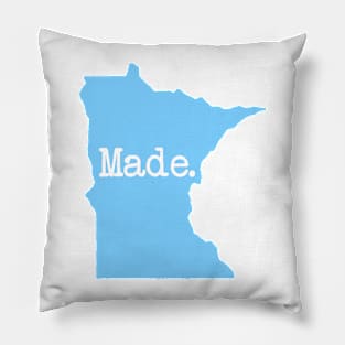 Minnesota Made MN  Blue Pillow