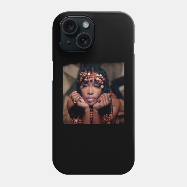 From The Heart SZA's Journey Of Self Expression Phone Case by Roselyne Lecocq