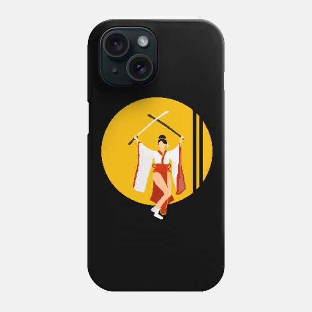 japanese girl /kill bill theme Phone Case by aphro