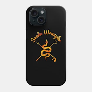 Snake Wrangler Fire Tie Dye Logo Phone Case