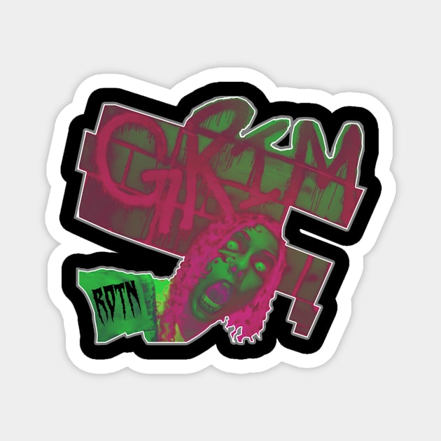 neon grim Magnet by Rotn reviews