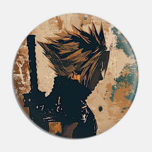 Final Fantasy VII Rebirth Cloud Strife Pin