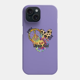 Peace Love Hippie Soul Phone Case