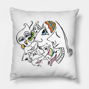 doodleflow 8 Pillow