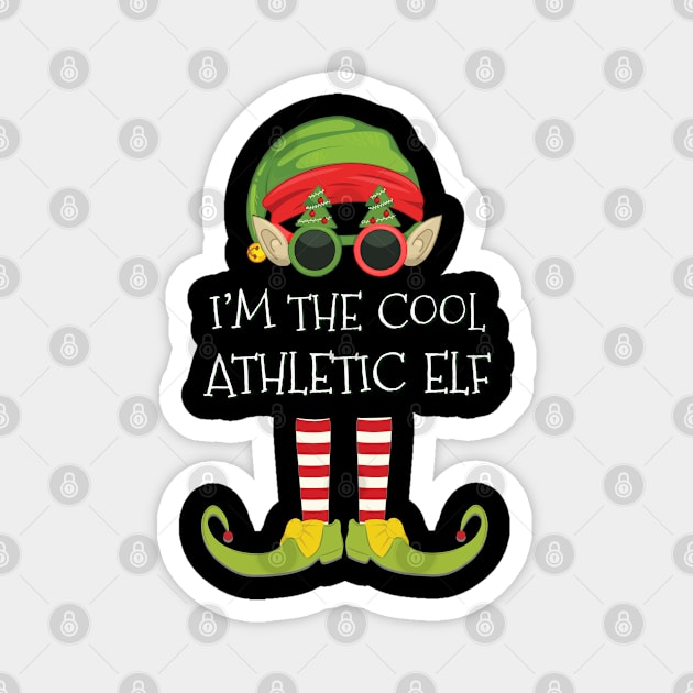 I'm The Cool Athletic Elf - Athletic Elf Gift idea For Birthday Christmas Magnet by giftideas