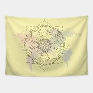 Splash Painted Mandala Tapestry