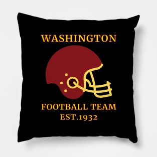 Washington Football Team Est.1932, Washington Football DC Sports Team With Helmet Style Pillow