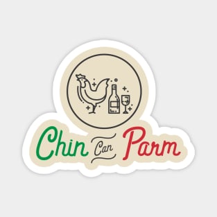 Chin Can Parm - Alt Logo Magnet
