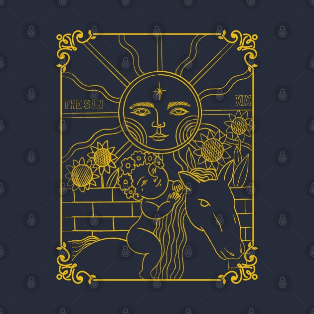 The Sun XlX Tarot Card by Souls.Print