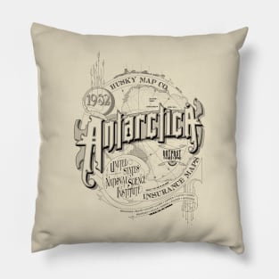 Antarctica Insurance Map Pillow