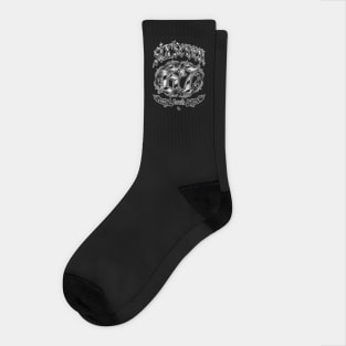 SIX'SEVEN (6-7) Wrong Cult | Gothic Skatecore Maximum Brain Rot Socks