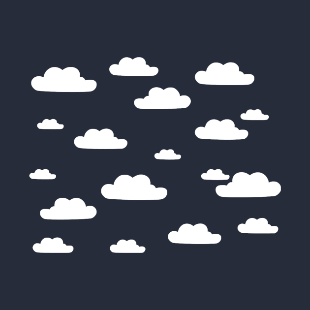 cool gray simple cloud pattern by opptop