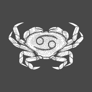 Cancer Crab - Zodiac Horoscope White T-Shirt