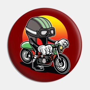 Helmet Racer Pin