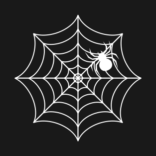 Spider Web Minimal Design by MinimalDM T-Shirt
