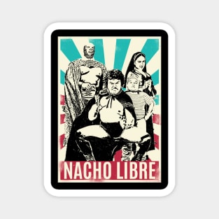 Vintage Retro Nacho Libre Magnet