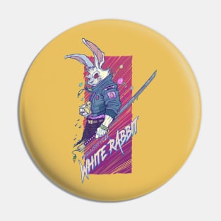 WEIRDO - Follow The White Rabbit - Protector - Orange Pin