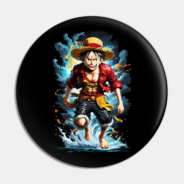 Monkey D. Luffy Pin by Alice Chevalier