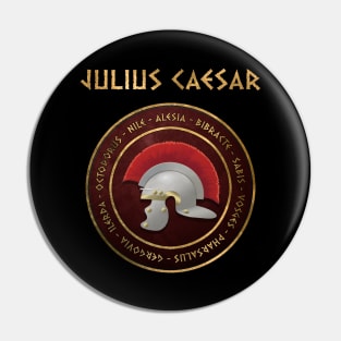 Julius Caesar Famous Battles of Ancient Roman History Pin