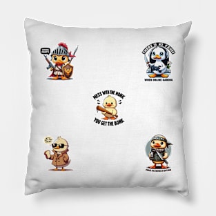 Super Cute Funny Duck Pack Pillow