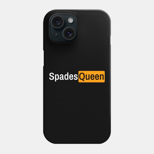 Spades Queen Phone Case by QCult