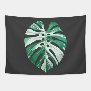 Monstera variegata leaf Tapestry