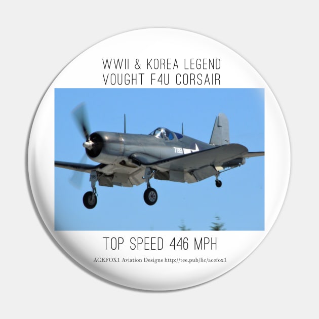 Vought F4U Corsair Pin by acefox1