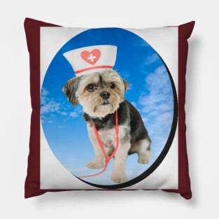 nurse dog Pillow