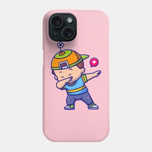 Cute Boy Dabbing Cartoon Phone Case